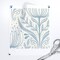 Floral Blue Damask Scandi Folk Flower Botanical Vine Calm Serene Vintage Art Custom Printed Fabric by Spoonflower Various Fabrics by the Yard or Fat Quarter